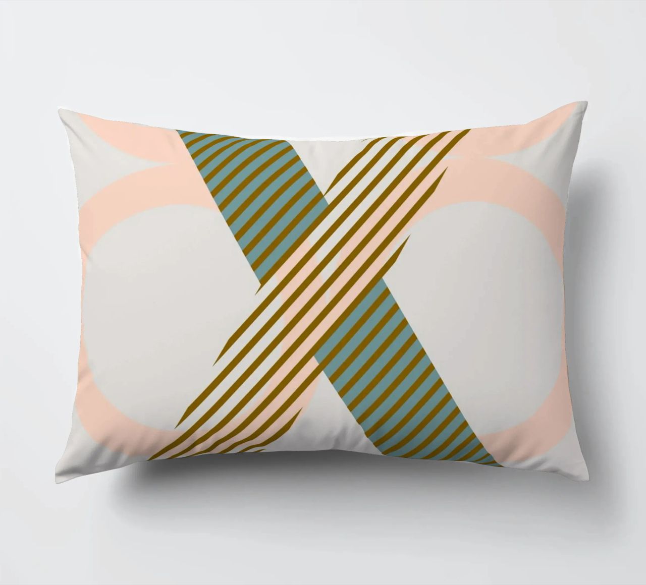 X Typeface Alphabet cuscino da lazydaypaper