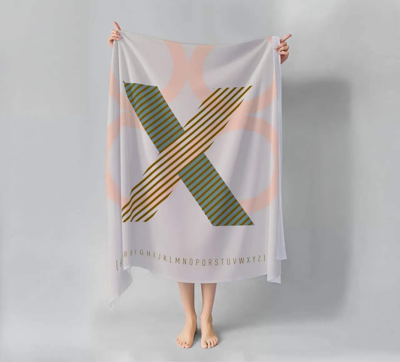 X Typeface Alphabet telo mare da lazydaypaper