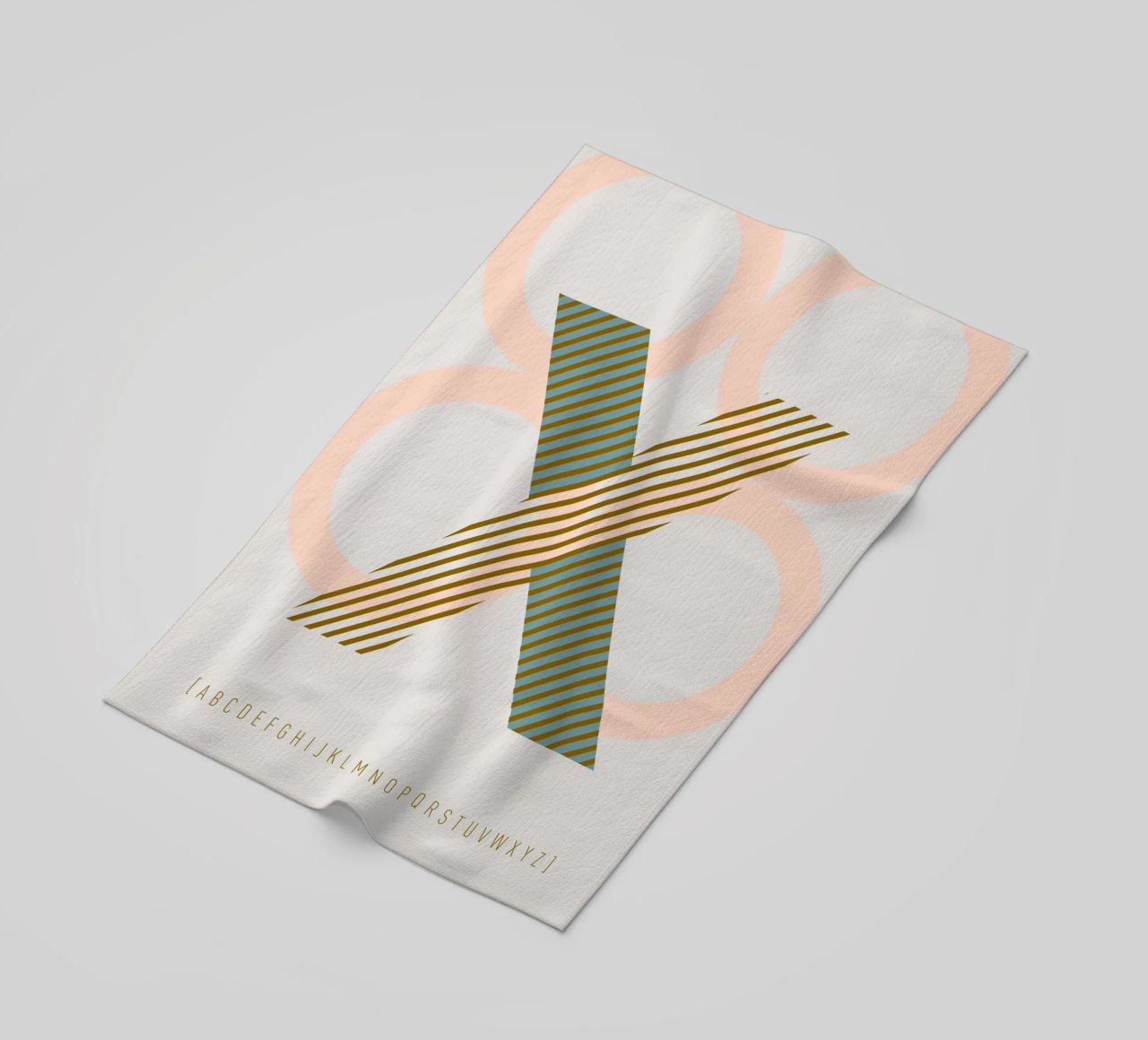 X Typeface Alphabet telo mare da lazydaypaper