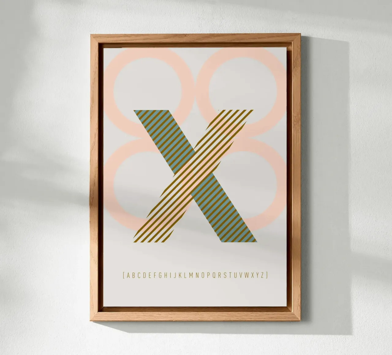 X Typeface Alphabet pannello forex da lazydaypaper