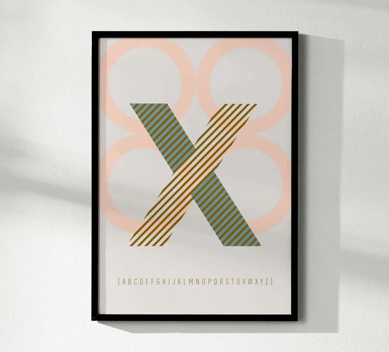 X Typeface Alphabet carta hahnemühle da lazydaypaper