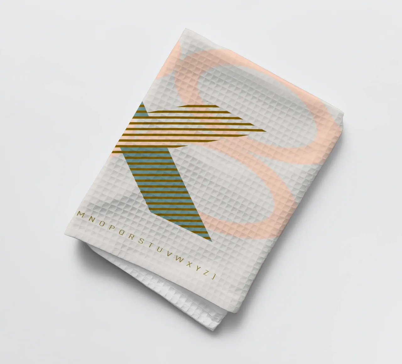 X Typeface Alphabet torchon de lazydaypaper