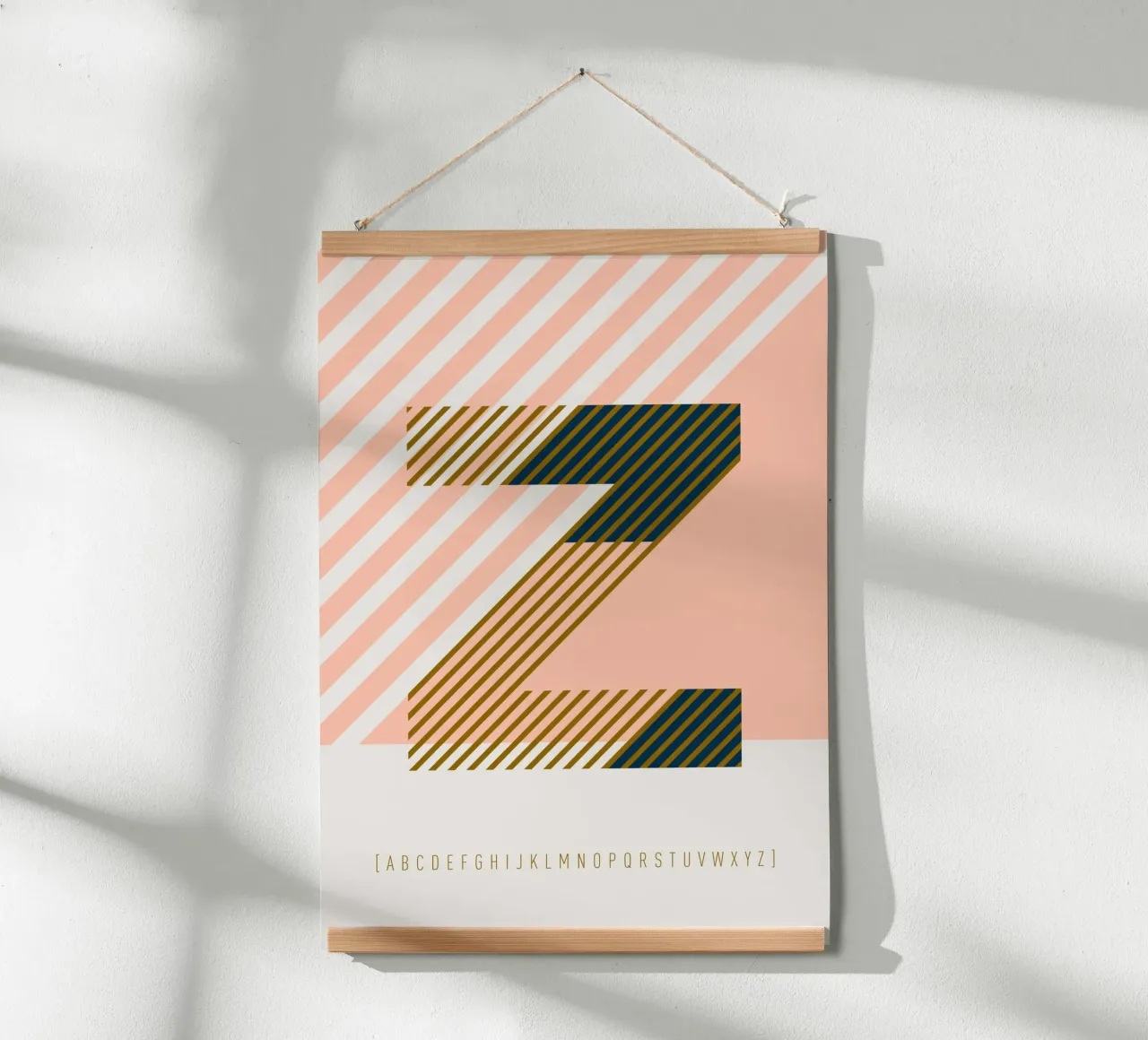 Z Typeface Alphabet carta hahnemühle da lazydaypaper