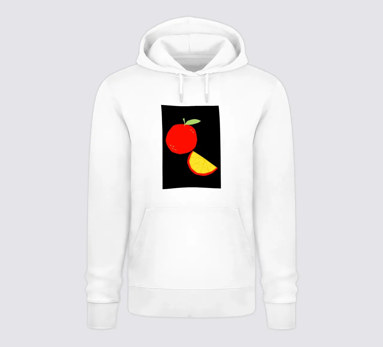 Orange felpa con cappuccio da LisaArtes