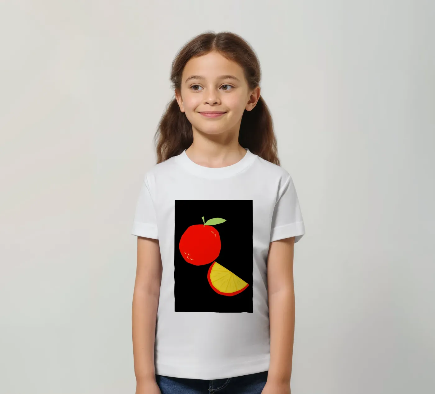 Orange t-shirt bambini da LisaArtes