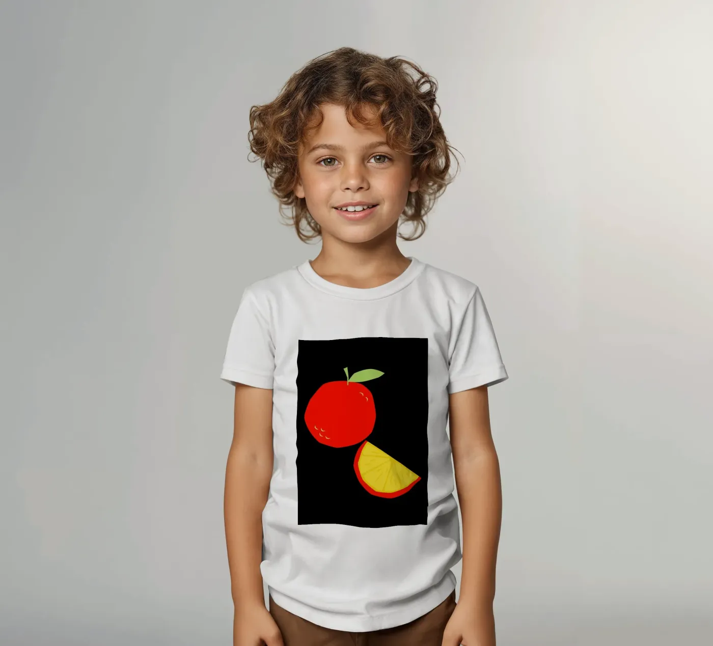 Orange kinder t-shirt van LisaArtes