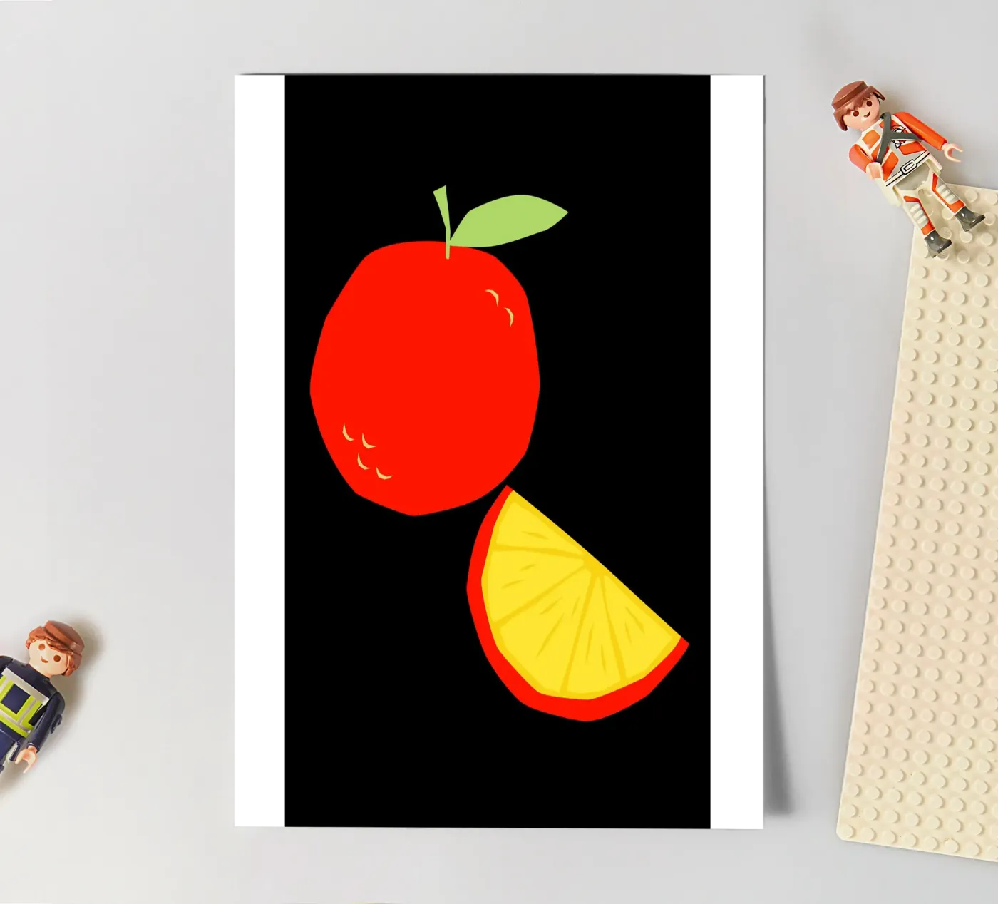 Orange sticker sheet by LisaArtes