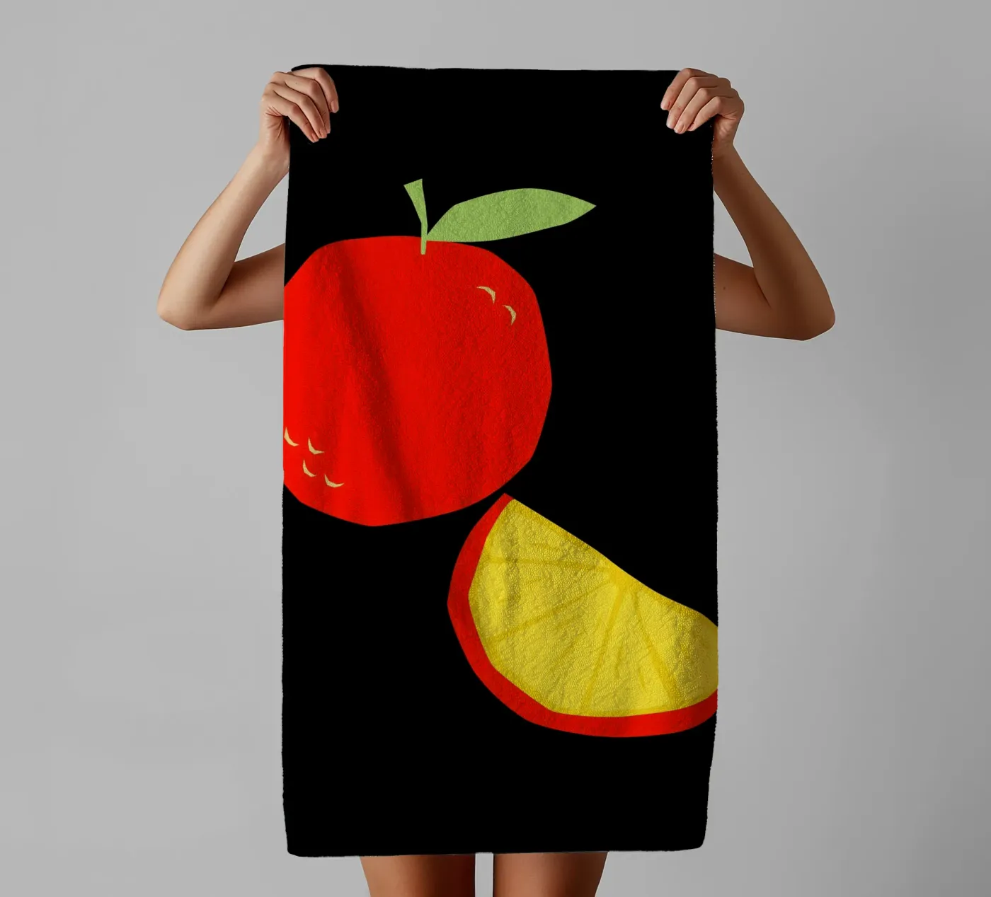 Orange asciugamano da bagno da LisaArtes