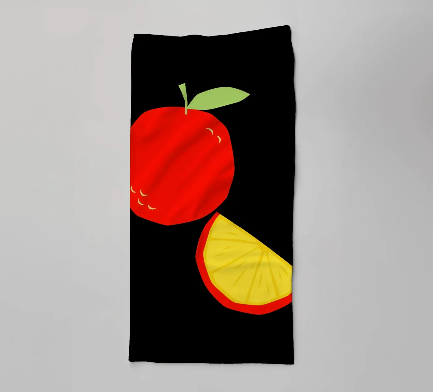 Orange badhanddoek van LisaArtes