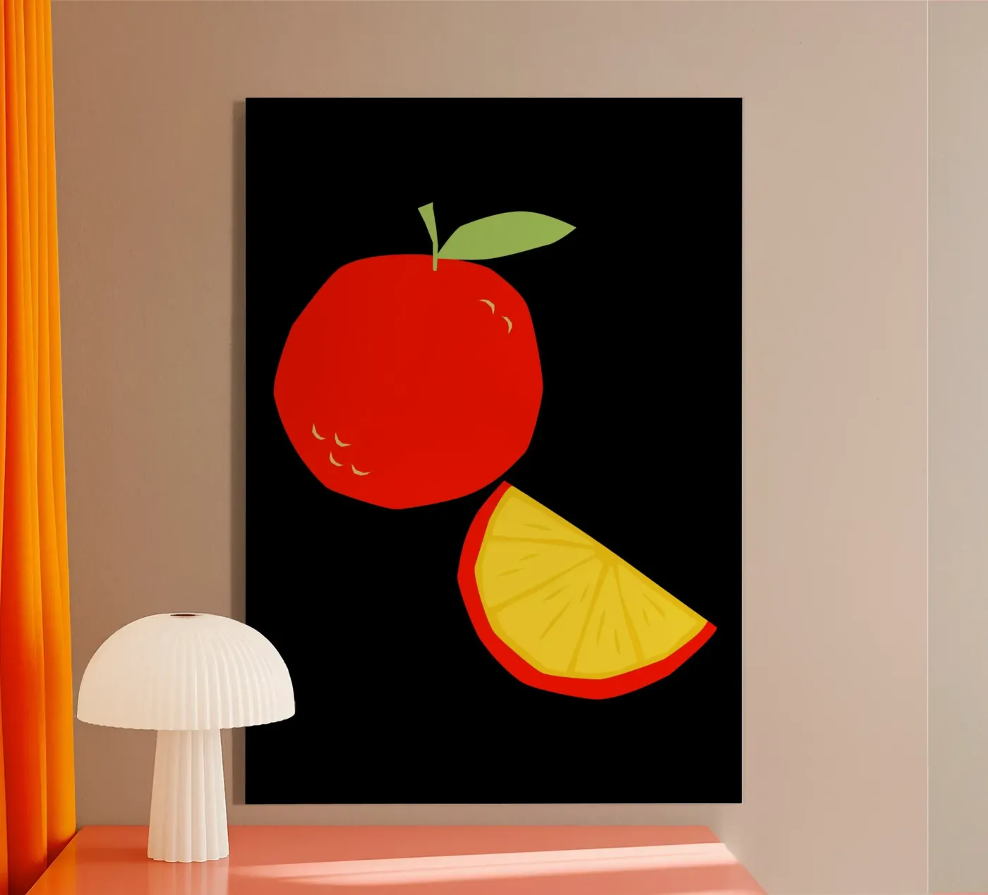 Orange acryl van LisaArtes