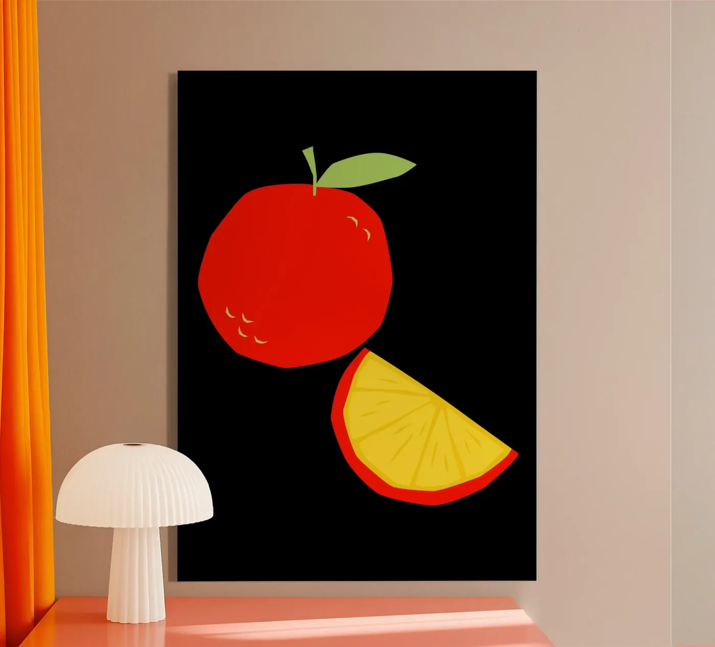 Orange plexiglas de LisaArtes