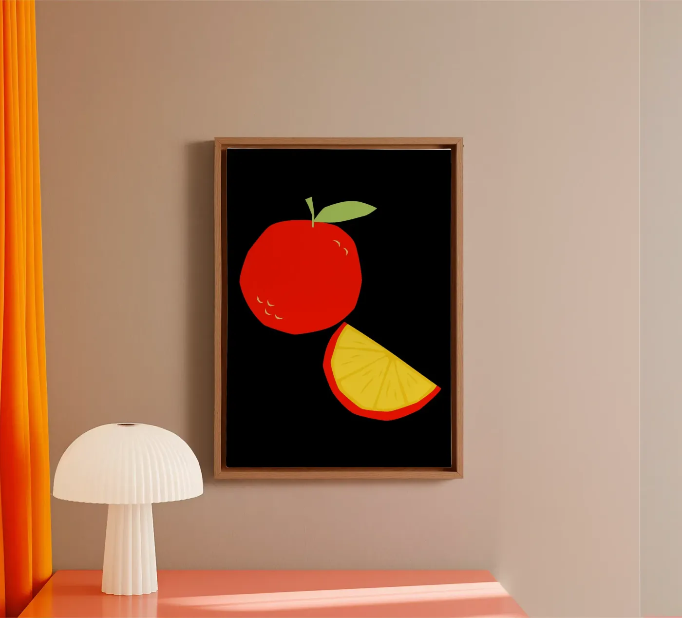 Orange tela da LisaArtes
