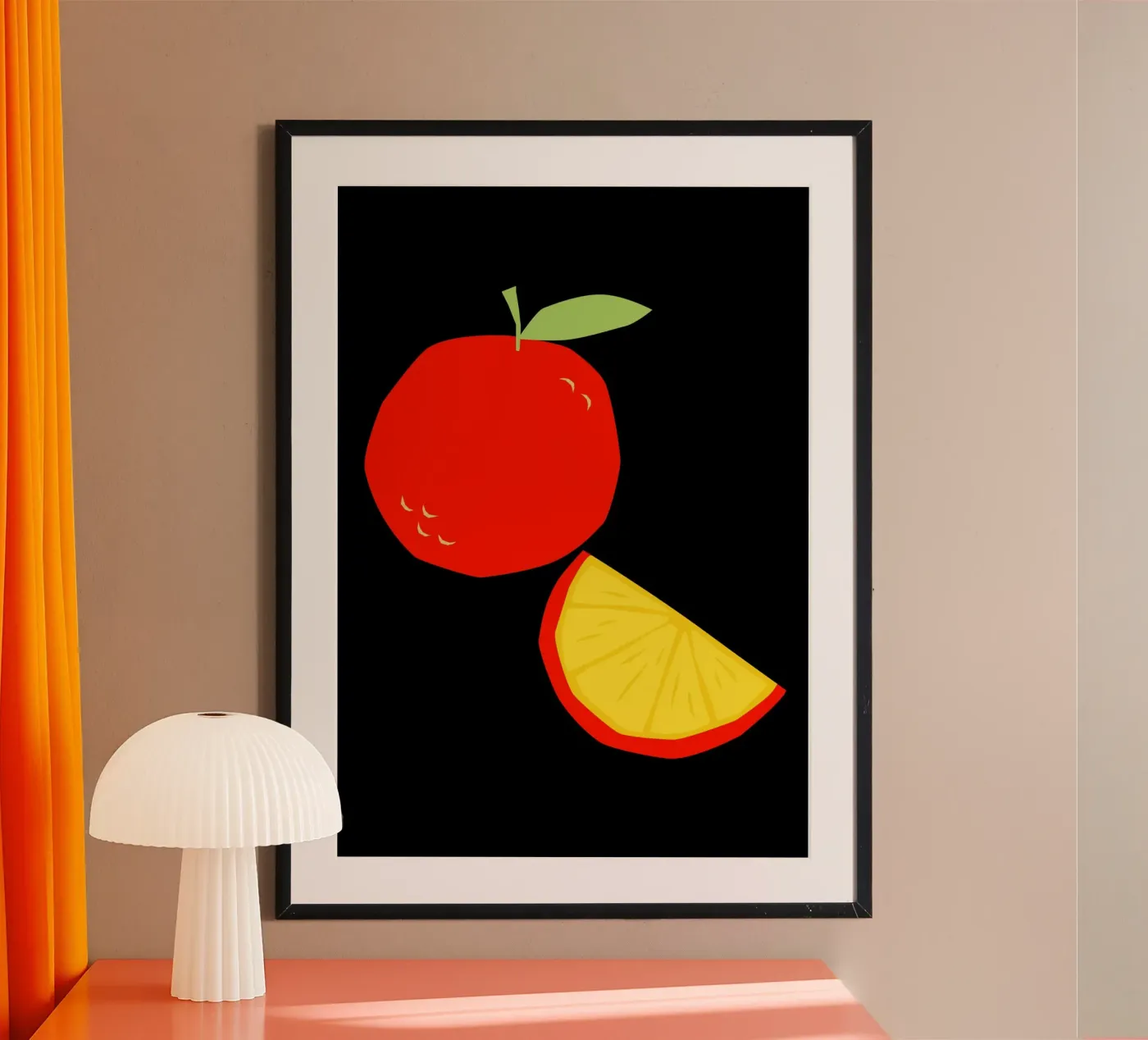 Orange Poster von LisaArtes