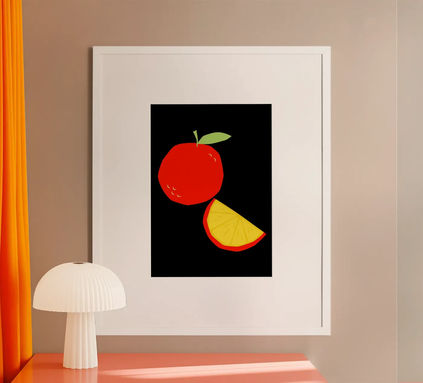 Orange Poster von LisaArtes