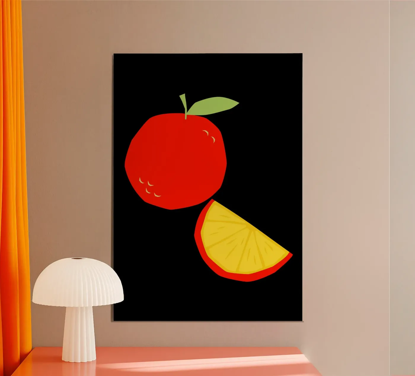 Orange Poster von LisaArtes