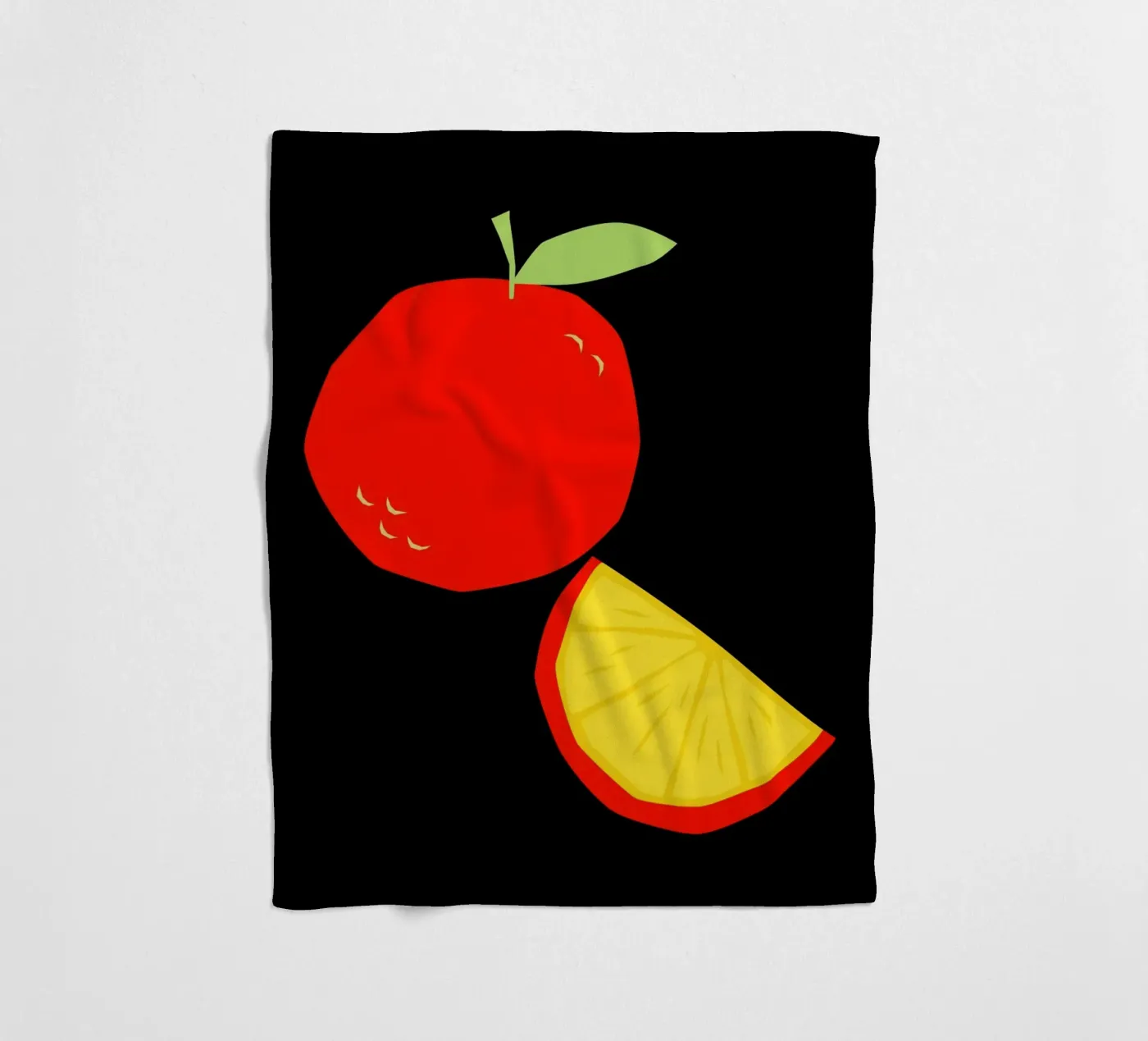 Orange fleecedeken van LisaArtes