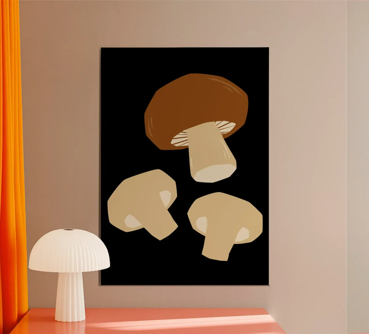 Mushrooms alluminio dibond da LisaArtes