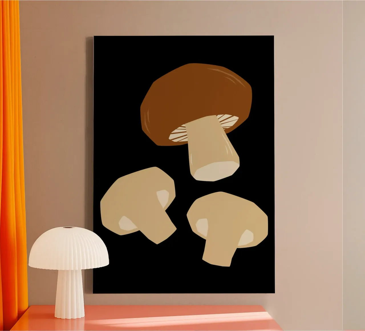 Mushrooms toile de LisaArtes