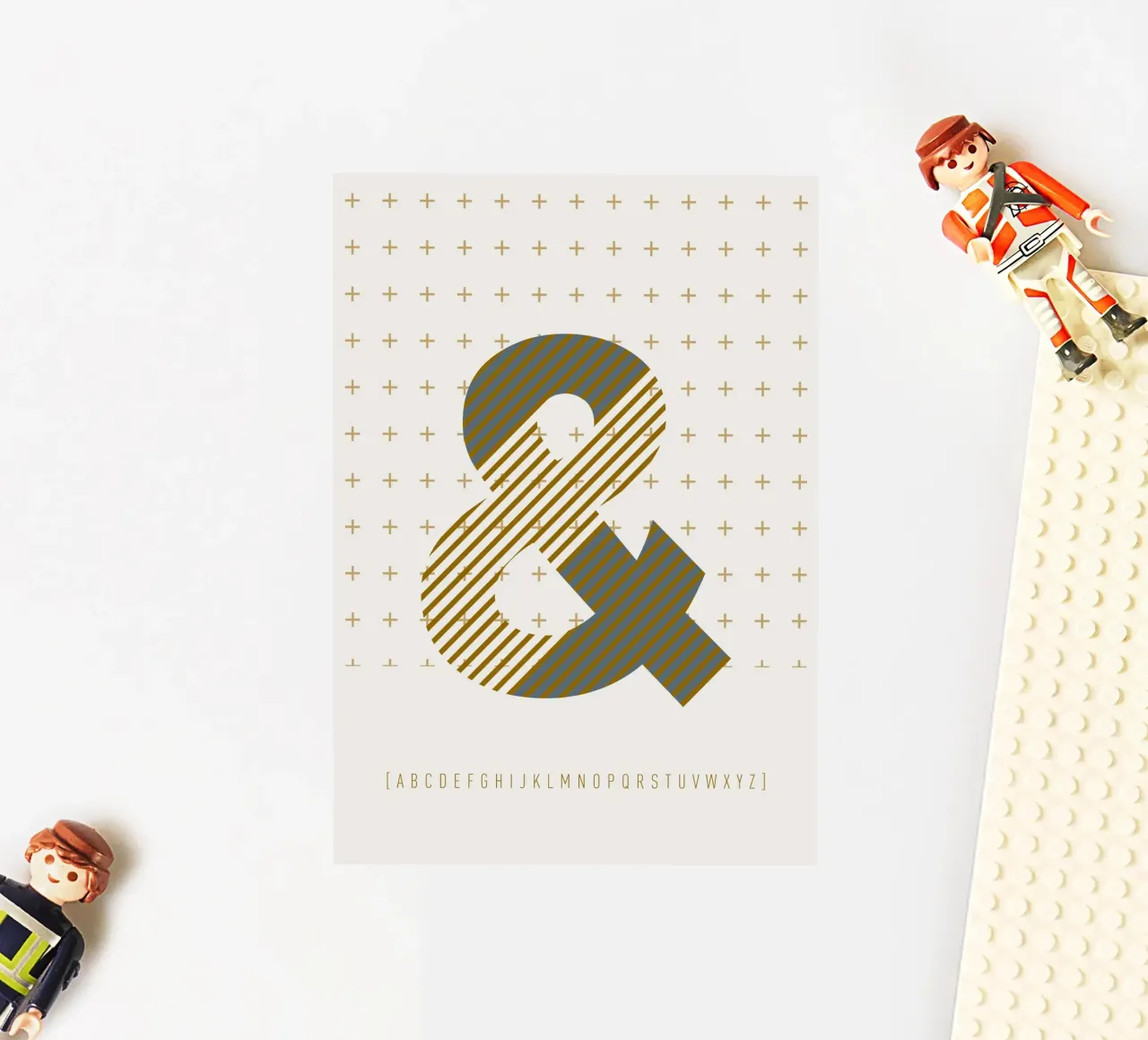 & Typeface Alphabet adesivo da lazydaypaper