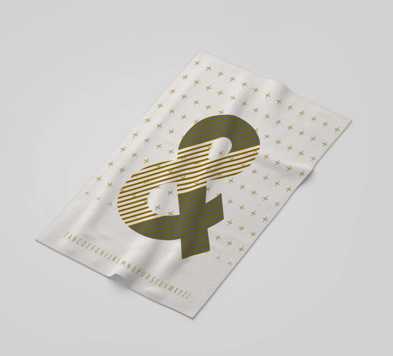 & Typeface Alphabet telo mare da lazydaypaper