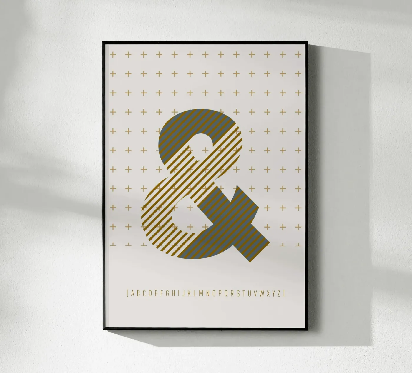 & Typeface Alphabet plexiglass da lazydaypaper