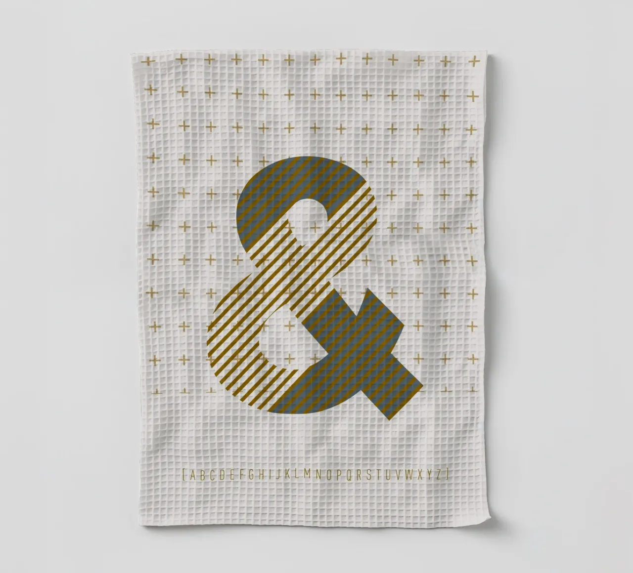 & Typeface Alphabet canovaccio da cucina da lazydaypaper