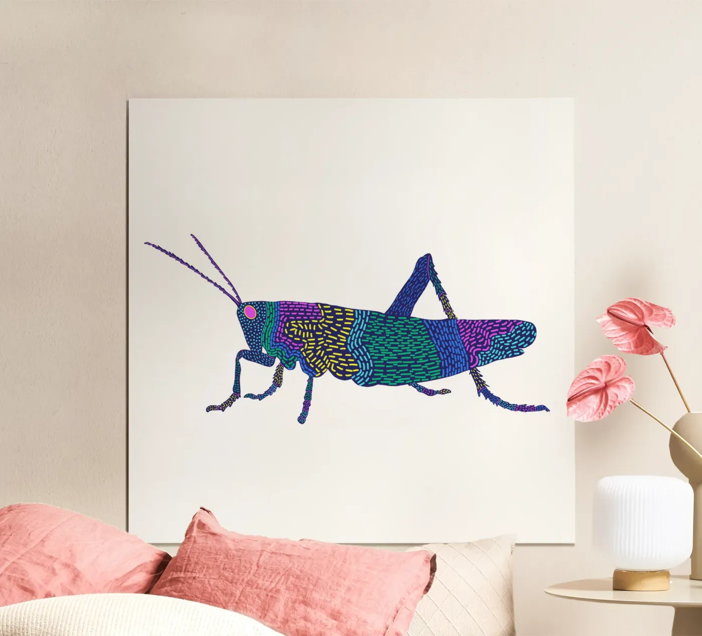 Grashüpfer poster da Miris bunte Modewelt