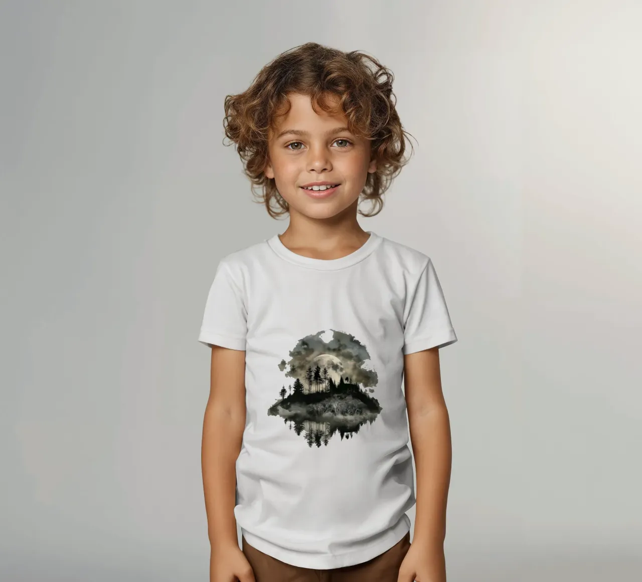 Mist Emerge 3 - moonshade, icon kids t-shirt by The Quiet Senju