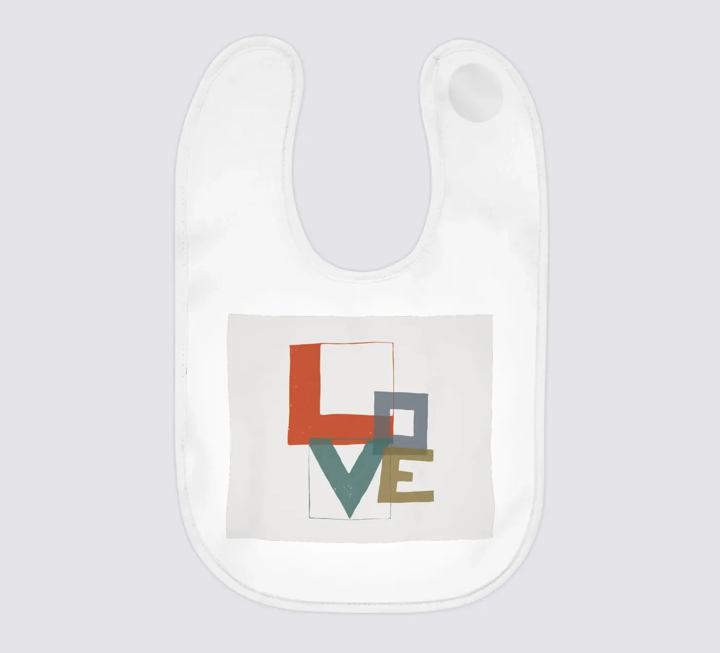 Love Type bavaglino da lazydaypaper