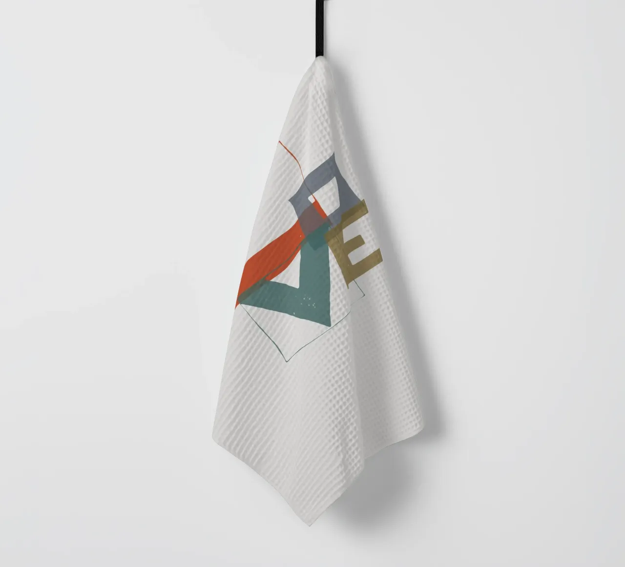 Love Type canovaccio da cucina da lazydaypaper