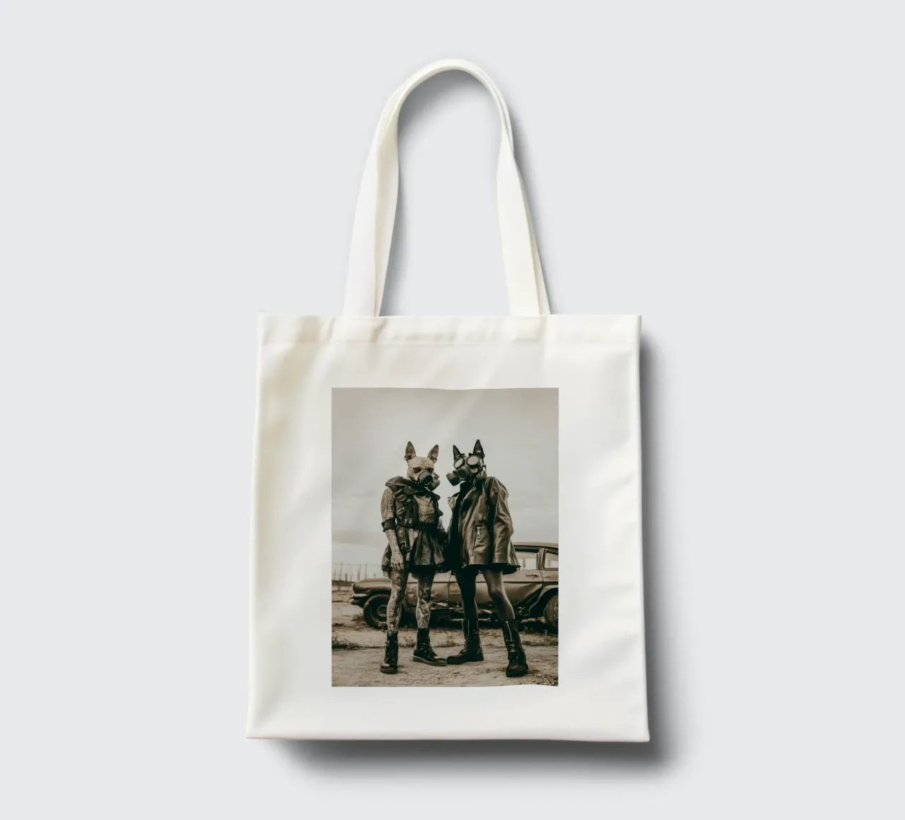 Chaos et Nox borsa in juta da Affiches Chien Originales – Dogland