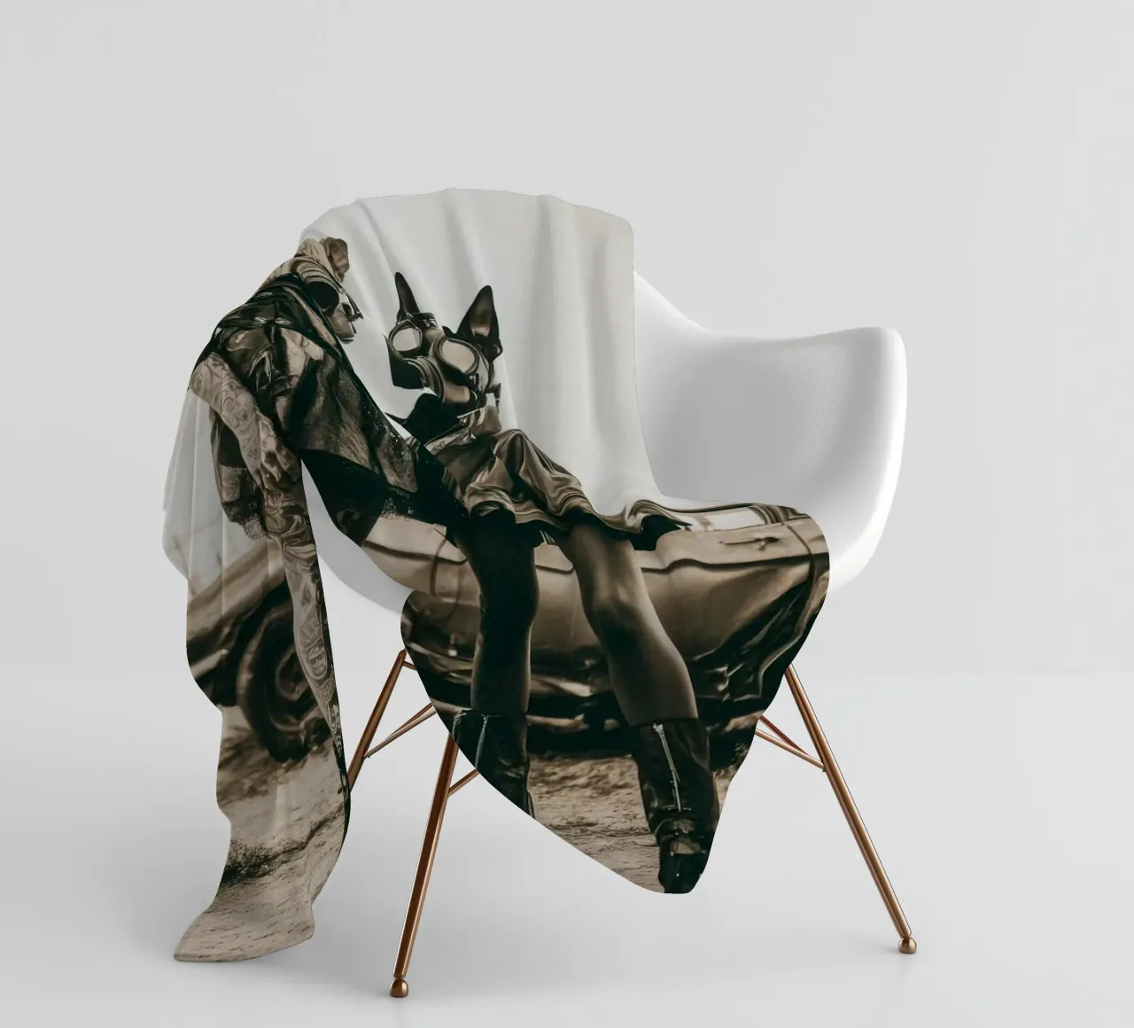 Chaos et Nox coperta in pile da Affiches Chien Originales – Dogland