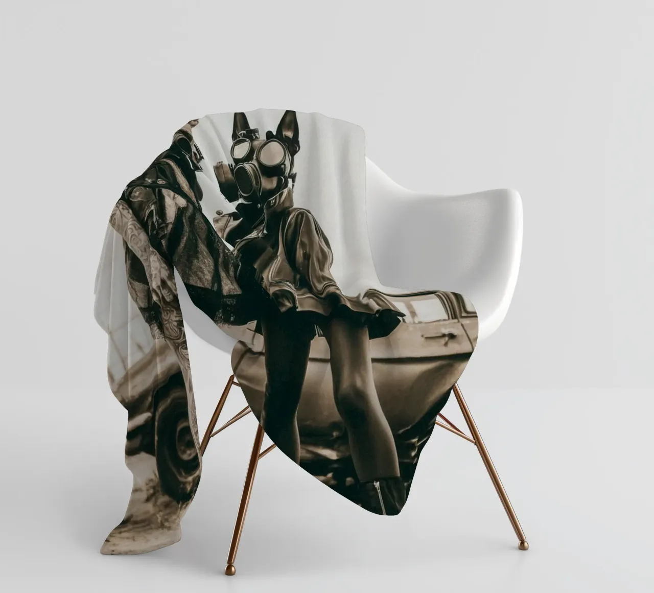 Chaos et Nox coperta in pile da Affiches Chien Originales – Dogland