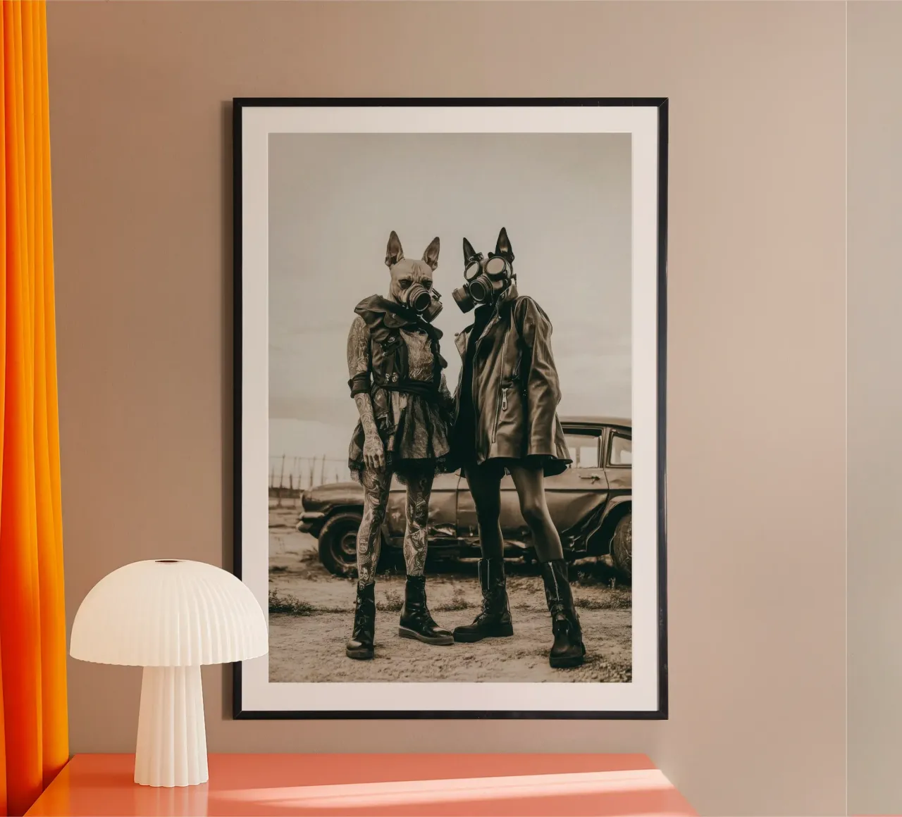 Chaos et Nox carta hahnemühle da Affiches Chien Originales – Dogland