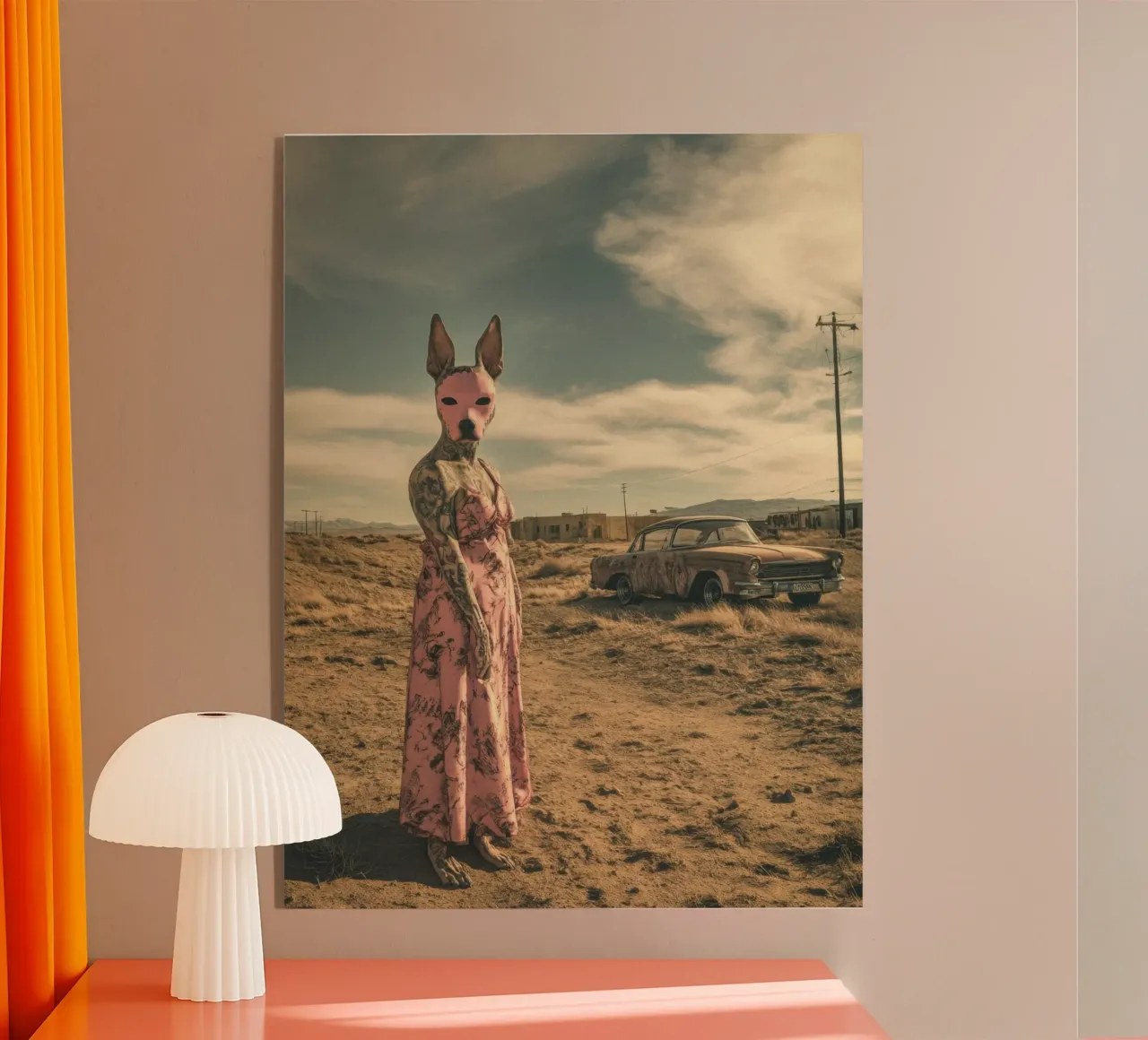 Isadora plexiglass da Affiches Chien Originales – Dogland