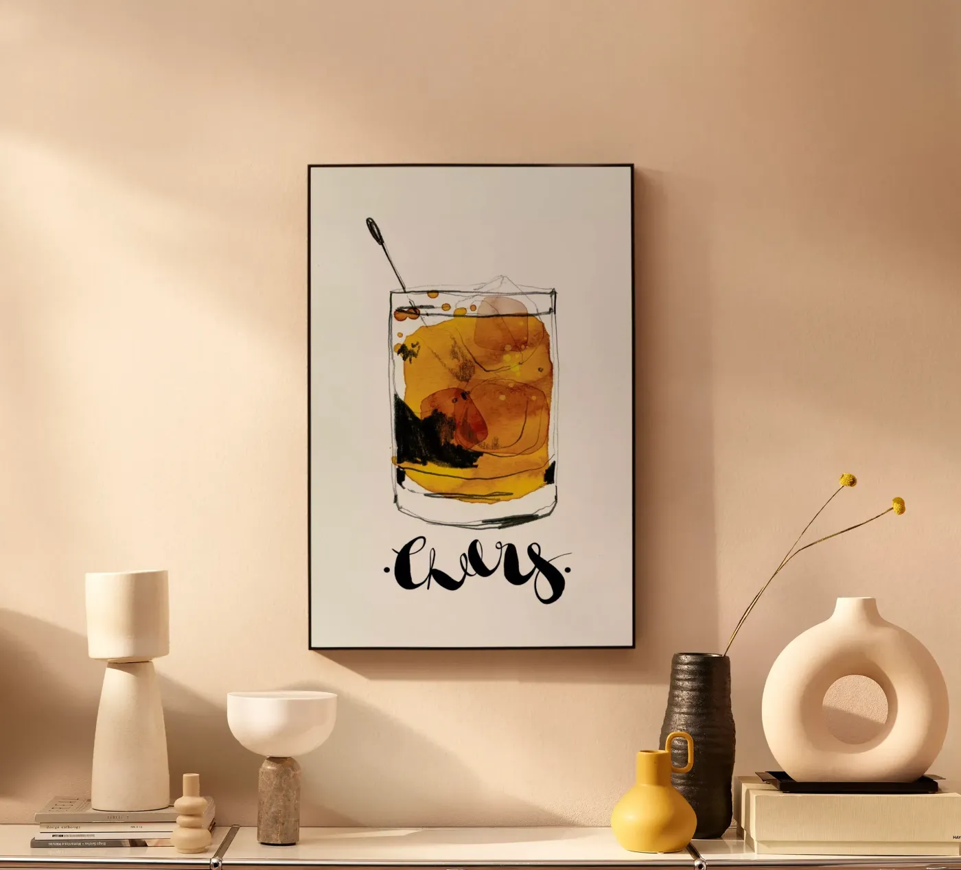 Cheers Acryl-Glas von Ekaterina Koroleva
