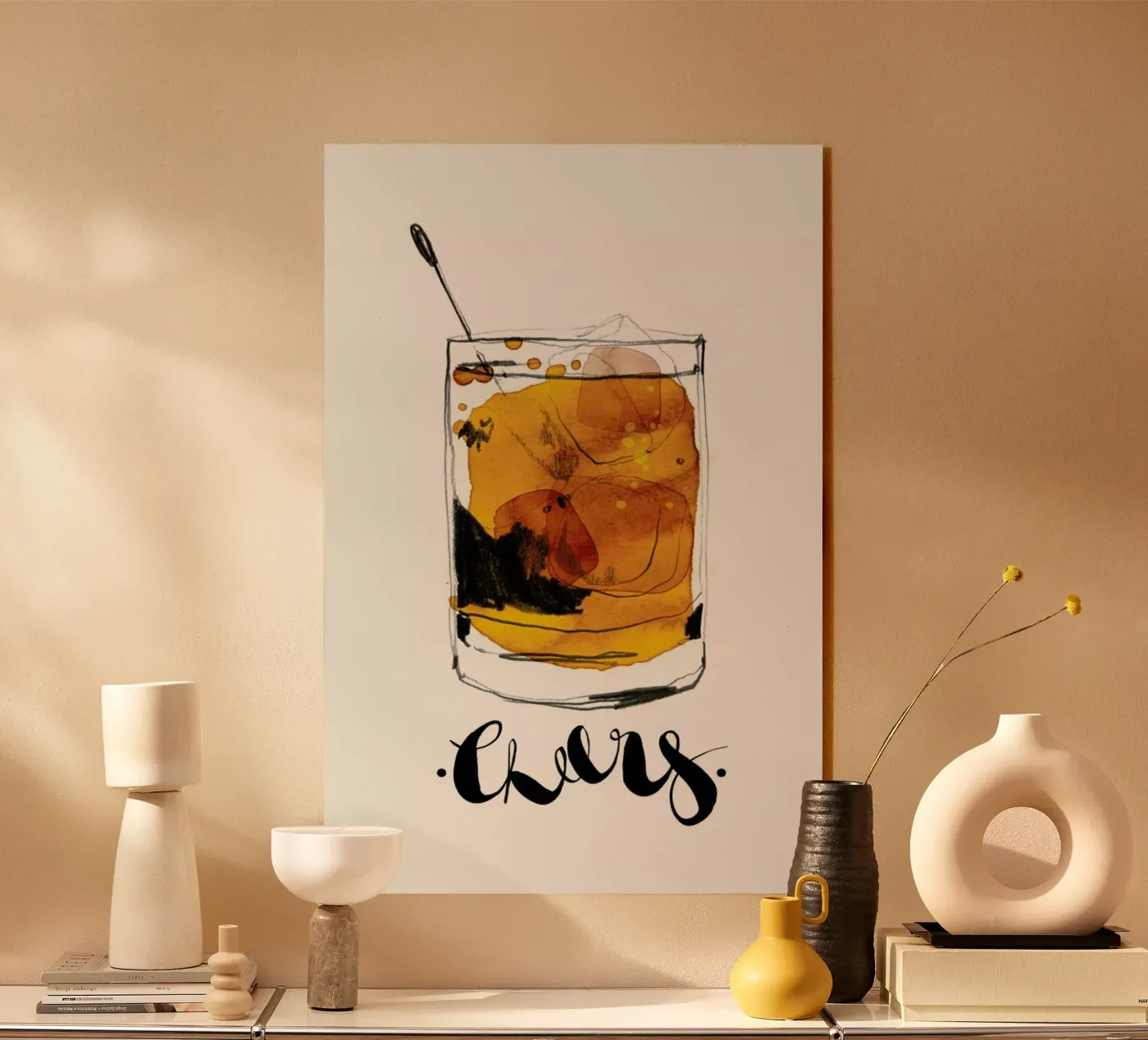 Cheers Acryl-Glas von Ekaterina Koroleva