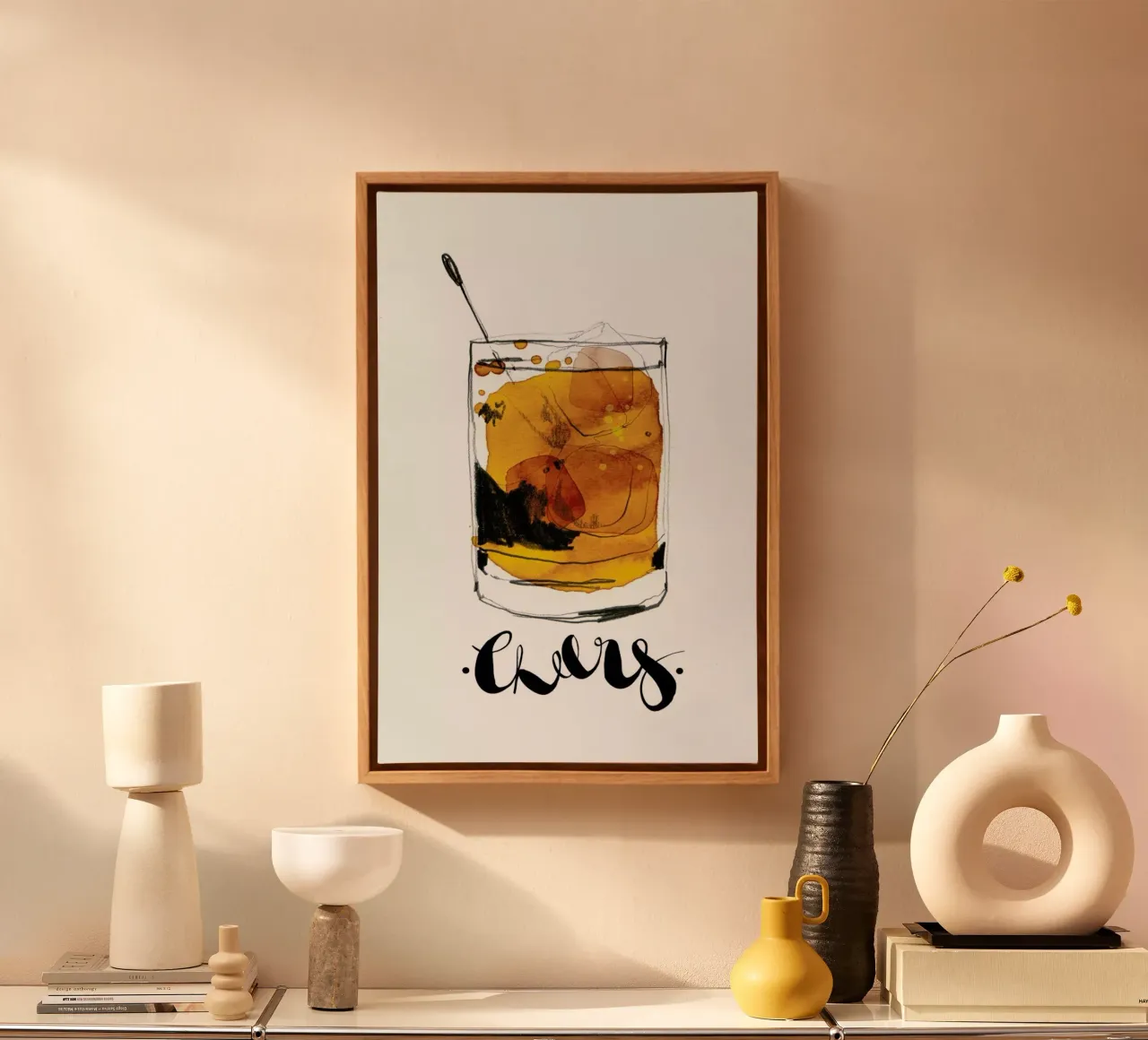 Cheers canvas met Baklijst van Ekaterina Koroleva
