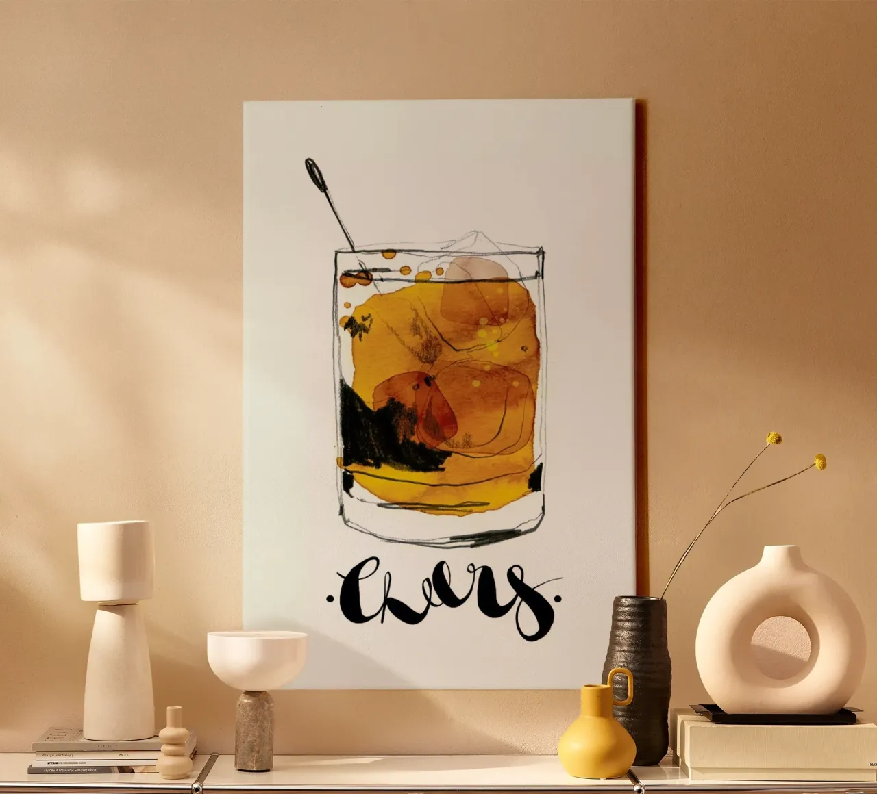 Cheers canvas met Baklijst van Ekaterina Koroleva