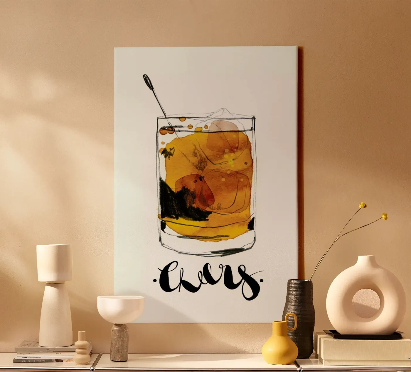 Cheers canvas van Ekaterina Koroleva