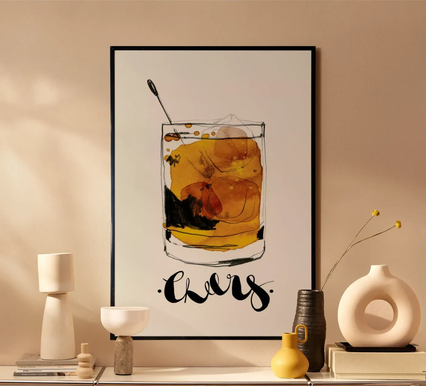 Cheers poster by Ekaterina Koroleva