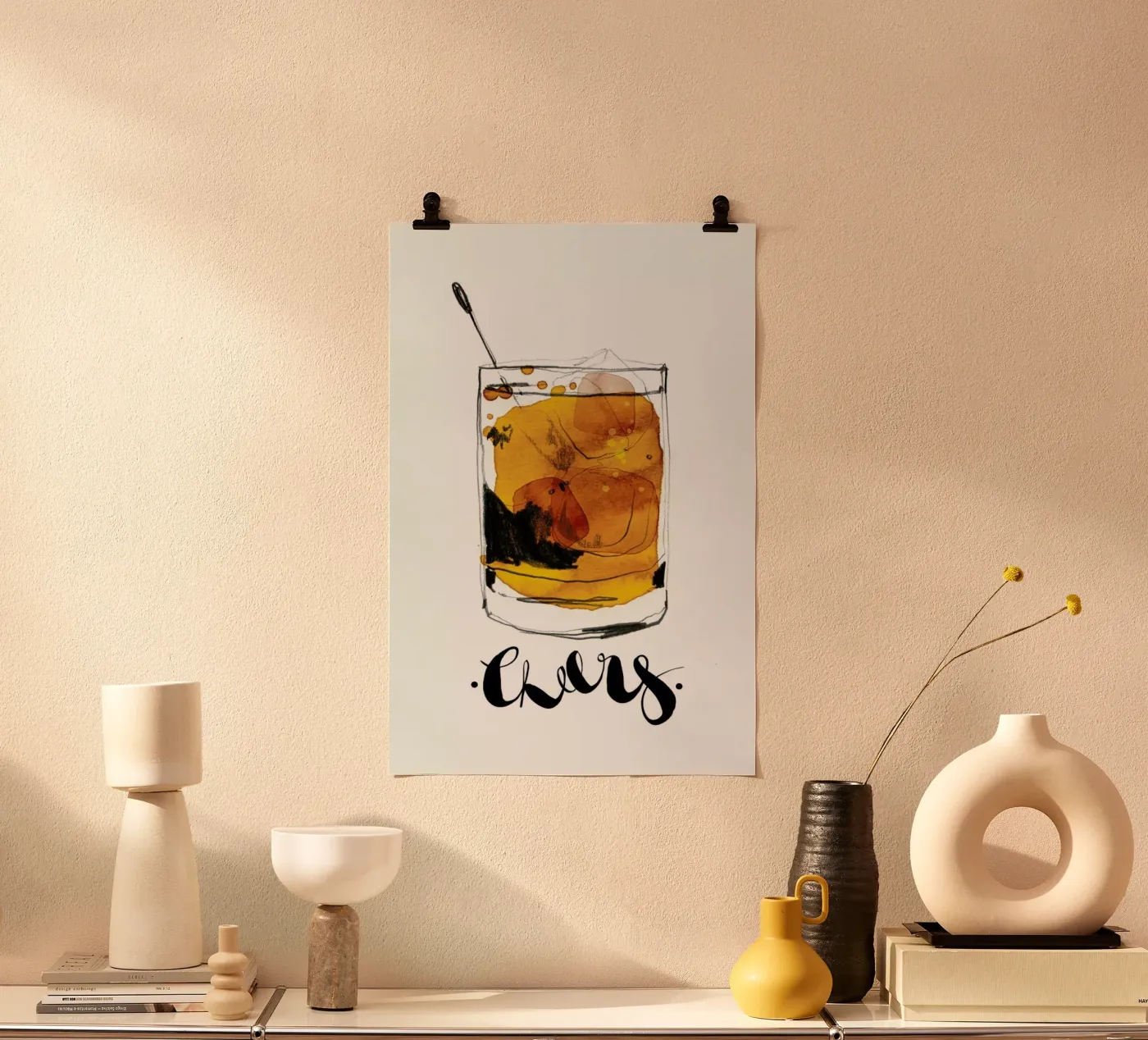 Cheers poster by Ekaterina Koroleva