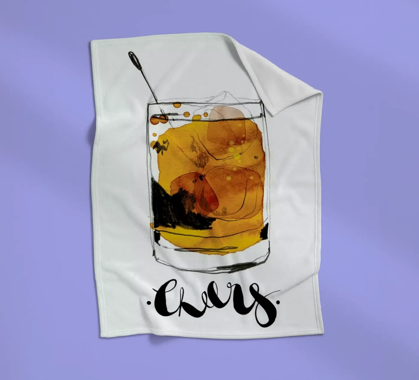 Cheers Fleecedecke von Ekaterina Koroleva