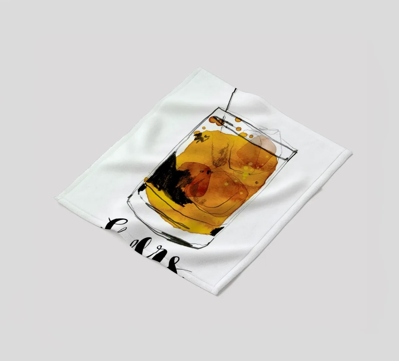 Cheers Fleecedecke von Ekaterina Koroleva