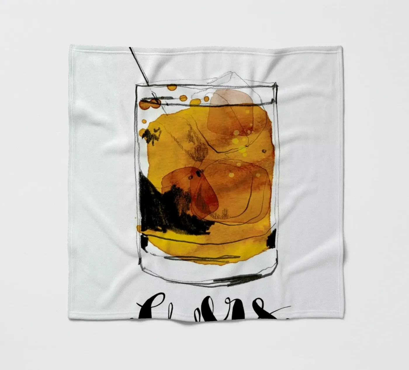 Cheers Fleecedecke von Ekaterina Koroleva