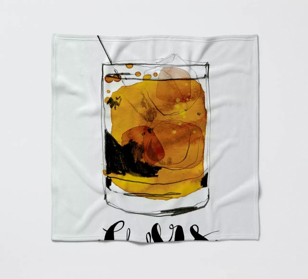 Cheers Fleecedecke von Ekaterina Koroleva