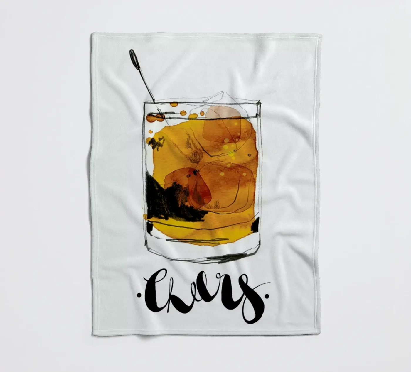Cheers Fleecedecke von Ekaterina Koroleva