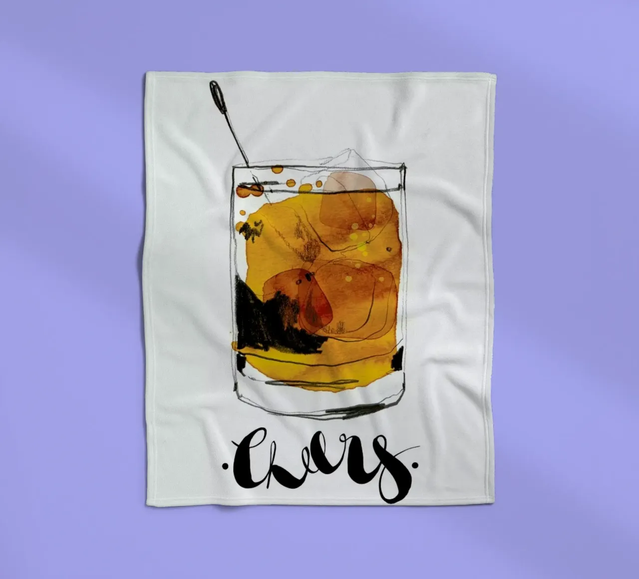 Cheers Fleecedecke von Ekaterina Koroleva