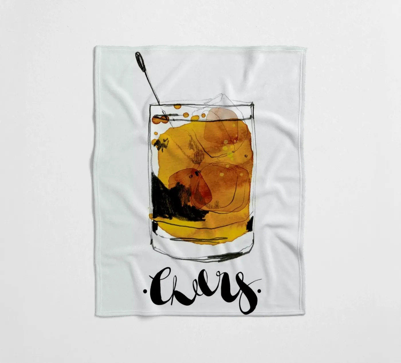 Cheers Fleecedecke von Ekaterina Koroleva