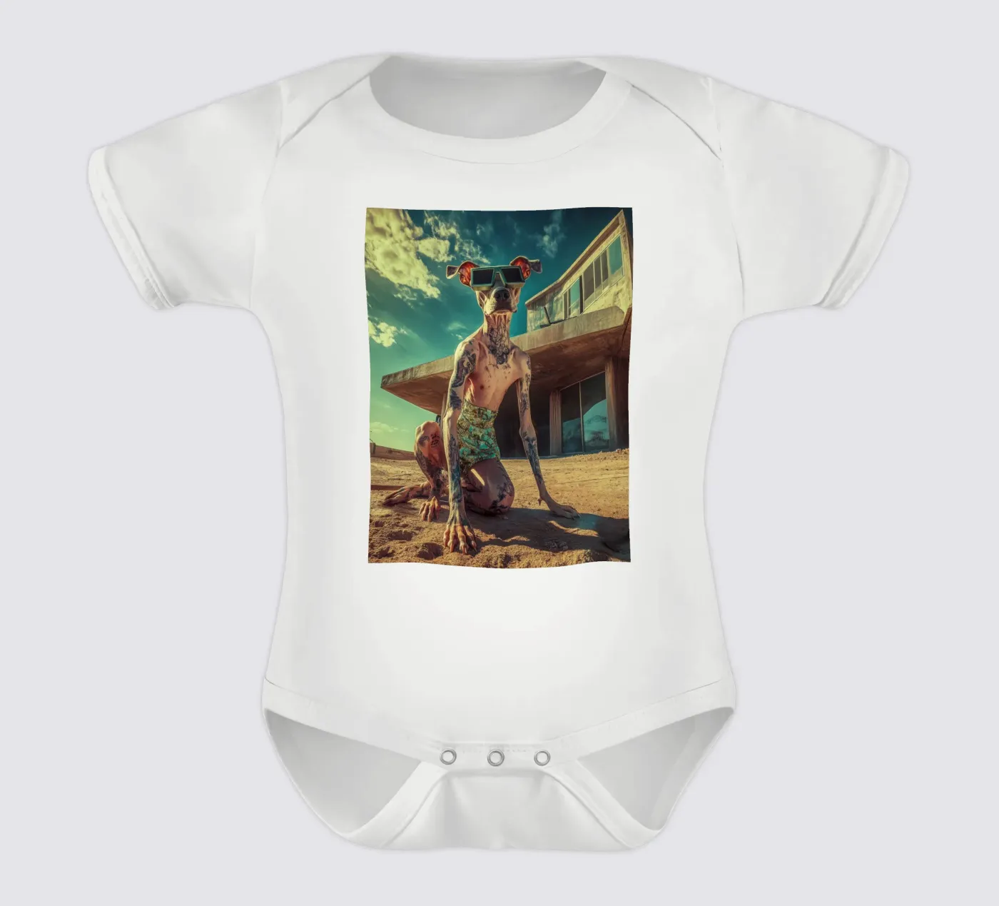 Dax body bébé de Affiches Chien Originales – Dogland